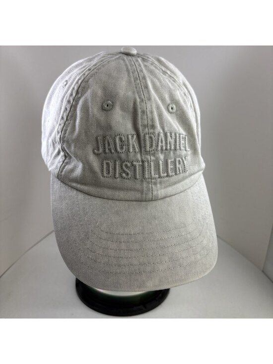 Jack Daniels Other - Jack Daniels Hat Cap Unisex Adjustable Full Back Gray Cotton Shadow stitching